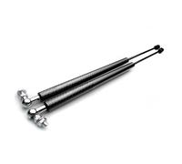 IPEVMLZ Barras Pistones Gas Tapa Motor Capó Coche Elevador Resorte Hidráulico Amortiguador Soporte Para VW Para POLO 6R 6C 61 Mk5 2009-2018(Negro carbón)
