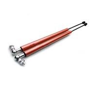 IPEVMLZ Barras Pistones Gas Tapa Motor Capó Coche Elevador Resorte Hidráulico Amortiguador Soporte Para VW Para POLO 6R 6C 61 Mk5 2009-2018(Rojo carbón)