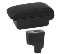 IPEVMLZ Caja Descansabrazos Central Para Toyota Para Yaris 2015 2016 2017 2018 2019 2020 2021(C1 Línea Roja)