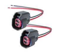 IPEVMLZ Kit De Cableado 2 Pines Para Sensor Velocidad Rueda ABS Para BU2Z-14S411-RA (1 Par)