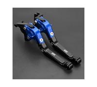 IPEVMLZ Palanca De Embrague De Freno Ajustable Extensible Para Motocicleta Para Suzuki SV650 SV 650 SV650S 1999 2000 2001 2002 2003 2004 2005-2012(Blue Black)