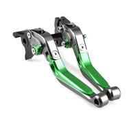 IPEVMLZ Palanca De Embrague De Freno Extensible Y Plegable Ajustable CNC Para Motocicleta Para ZONTES ZT310T 310V 310X 310R ZT250R/S(Green gray)