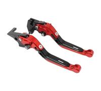 IPEVMLZ Palancas De Embrague De Freno Extensibles Ajustables Para Motocicleta Para Suzuki SV650 SV 650S SV 650 SV650S 1999-2012(Red Black)