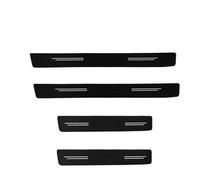 IPEVMLZ para BAIC para Senova X25 X35 X55 X65 para Beijing BJ20 EV2 EV5 BJ40 EC3 EC5 EU5 EX3 EX5 X7 Sill Stickers Trunk Bumper Strip(4 Piezas de umbral de Puerta)