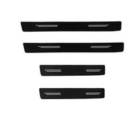 IPEVMLZ para Chrysler PT para Cruiser Pegatina Protectora Fibra Carbono Paragolpes Maletero Cinta Antiarañazos Lateral Umbral Interior(4 Piezas de umbral de Puerta)