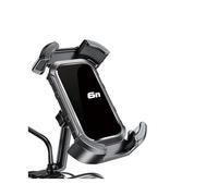 IPEVMLZ Para Kawasaki ER-6N Accesorios Manillar De Motocicleta Soporte para Teléfono Móvil GPS(Blanco,Mirror)