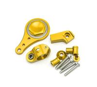 IPEVMLZ Para Kawasaki ZX6R 2005-2006 CNC Aluminio Ajustable Motocicleta Estabilizador De Dirección Amortiguador Kit Montaje Soporte(Model O)