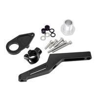 IPEVMLZ Para Kawasaki ZX6R 2009-2022 CNC Aluminio Ajustable Motocicleta Estabilizador De Dirección Amortiguador Kit Montaje Soporte(Model K)