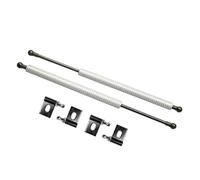 IPEVMLZ Para Mitsubishi Para Lancer Para Evolution EVO 7 8 9 2001-2008 Capó Delantero Soporte Elevación Cilindros Choque Varilla Pistón(Carbon Fiber Silver)