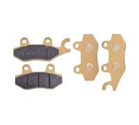 IPEVMLZ Pastillas De Freno Delanteras Y Traseras para Kawasaki Z400 ABS Z 400 2018-21 EX Ninja 400 EX400 EX400G ABS 2017 2018 2019 2020 2021 KRT Pastillas de Freno(Tamaño:Parte Delantera y Trasera)
