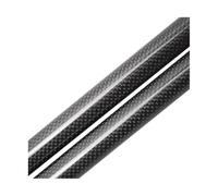 IPEVMLZ Puntales De Capó Para Toyota C-HR AX20 2024 2025 Modificar Soportes Elevación Varillas Pistón Muelle Gas Amortiguadores Hidráulico(Black Carbon Fiber)