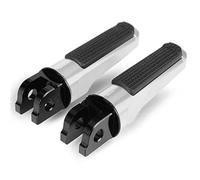 IPEVMLZ Reposapiés Apoya Pies Delantero Conductor Pedales Para CB600F Para HORNET CBR600F MSX125 CB125R CB300R CB1000R CB650R Para SPORTS CAFE(Plata)