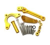 IPEVMLZ Soporte De Amortiguador Dirección Motocicleta Para Kawasaki Z900 Z 900 2017 2018 2019 2020 2021 Estabilizador Aluminio(Oro)