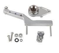 IPEVMLZ Soporte De Amortiguador Estabilizador Dirección Motocicleta Para Kawasaki ZX-6R ZX636 2023-2024 7075 Accesorios Modificados Aleación Aluminio(Silver-HP)