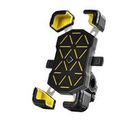 IPEVMLZ Soporte para Teléfono Bici Universal Moto para 4.5-7.2 Pulgadas Accesorios Ciclismo(Amarillo,Handlebar)