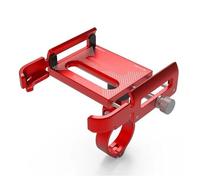IPEVMLZ Soporte para Teléfono Móvil De Bicicleta Aleación Aluminio P30 Eléctrica Navegación para Motocicleta(Rojo)
