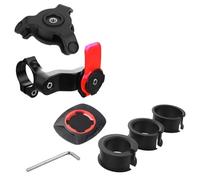 IPEVMLZ Soporte Para Teléfono Móvil De Motocicleta Con Amortiguador Vibraciones Para Manillar Y Sistema Navegación Compatible Teléfonos 4,7 A,2 Pulgadas(Red+absorber)