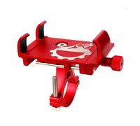 IPEVMLZ Soporte Teléfono Aleación De Aluminio Scooter Bicicleta Bici Montaña Celular Accesorios Ciclismo(Rojo,244)