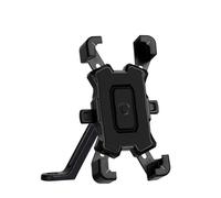 IPEVMLZ Soporte Teléfono Bici Giratorio 360° Soporte Moto Ciclismo Antideslizante Accesorios Bici(Negro,Rearview Mirror)