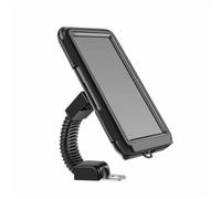 IPEVMLZ Soporte Teléfono Moto Bici Impermeable Manillar Espejo Retrovisor Funda Accesorios Ciclismo