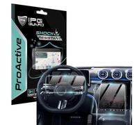 IPG ProActive - Protector de pantalla para Mercedes Benz 2021/2024 Clase C GLC C300 300 C400 C63 Clase S W223 W206 de 11.9 pulgadas de navegación de 12.3 pulgadas, dureza 9H, vidrio suave, ultra