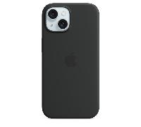 iphone 15 silicone case with magsafe - black