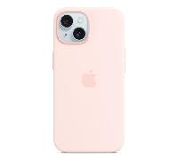 Apple Funda de Silicona con MagSafe para el iPhone 15 - Rosa Claro