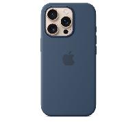 Apple Funda de silicona con MagSafe para el iPhone 16 Pro - Azul denim