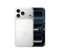 Apple iPhone 17 Pro MAX de 512 GB: Pantalla de 6,9 Pulgadas con Promotion, Chip A19 Pro, la Mayor autonomía en un iPhone, Sistema de cámaras Pro Fusion, cámara Frontal Center Stage; Plata
