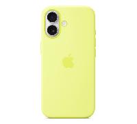 iphone 17 silicone case with magsafe - neon yellow