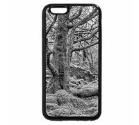 iPhone 6S Plus Case, iPhone 6 Plus Case (Black & White) - Forest