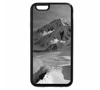 iPhone 6S Plus Case, iPhone 6 Plus Case (Black & White) - Mountain