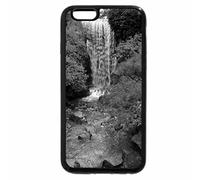 iPhone 6S Plus Case, iPhone 6 Plus Case (Black & White) - Waterfall