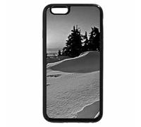 iPhone 6S Plus Case, iPhone 6 Plus Case (Black & White) - Winter Sunset