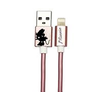 iPhone Lightning 1m USB Cable Original y con Licencia Oficial Disney Minnie Mouse Kissing