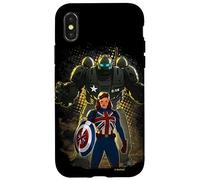 iPhone X/XS Marvel WHAT IF…? The Hydra Stomper and Captain Carter Black Case