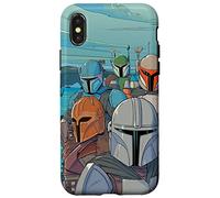 iPhone X/XS Star Wars The Mandalorian Bounty Hunters Illustration Case