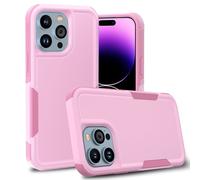 iPhone14Pro case pink rugged drop-resistant TPU