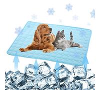 iphonepassteCK Pet Products Cool Mat - Alfombrilla de enfriamiento para perros, almohadillas de enfriamiento de mascotas de verano, esterilla de enfriamiento de seda de hielo para perros y gatos, portátil y lavable para mascotas para la caseta, sofá, cama, suelo/asientos de coche