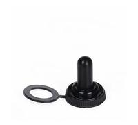 IPKAAAAD Emergency Stop Switch E-TEN1321 12mm 250V 15A 6 Pin ON-ON Toggle Switch Rocker Switch DPDT Brown(5pcs Waterproof Cap)