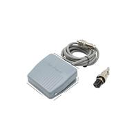 IPKAAAAD Emergency Stop Switch Foot Switch TFS201 Foot Switch LT4 Pedal Switch with Cable EKW-5A- B Machine Control switches(TFS-201-2M-2pole)