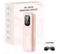 IPL Depiladora Laser para Mujer, Consigue Resultados de Salón en Casa, Depiladora de Luz Pulsada Compacta y Multicolor, Luz Pulsada Profesional para Todo el Cuerpo Rosa