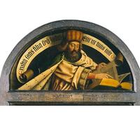 IPLUPJDY Imagen de Lienzo Modernos Cuadro Famosa Pintura Reproducción el profeta Zacarías de Jan Van Eyck para Decoraciones del Hogar 60x90cm