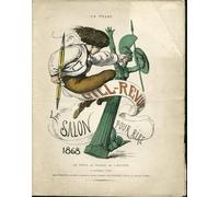 IPLUPJDY Imagen de Lienzo Modernos Cuadro Famosa Pintura Reproducción Ilustración de Louis Alexandre Gosset De Guines por Gill para Decoraciones del Hogar 60x90cm