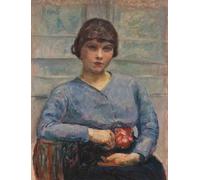 IPLUPJDY Imagen de Lienzo Modernos Cuadro Famosa Pintura Reproducción Jovencita en medio de una rosa de Pierre Bonnard para Decoraciones del Hogar 60x90cm