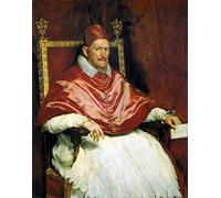 IPLUPJDY Imagen de Lienzo Modernos Cuadro Famosa Pintura Reproducción Papa Inocencio X de Diego Velázquez para Decoraciones del Hogar 60x90cm