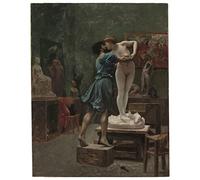 IPLUPJDY Imagen de Lienzo Modernos Cuadro Lienzo Para Pared Pigmalión y Galatea de Jean Leon Gerome para Decoraciones del Hogar 60x90cm