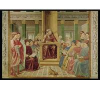 IPLUPJDY Lienzo Impresión Pintura Clásicas Poster San Agustín leyendo retórica en la escuela de Benozzo Di Lese Di Sandro Gozzoli para la Decoración del Hogar del Dormitorio 60x90cm