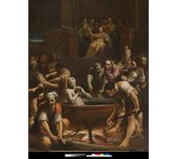 IPLUPJDY Lienzo Poster Clásicas Poster Cuadro Sobre Lienzo el martirio de san juan evangelista de giuseppe maria crespi para Decoración de Paredes 60x90cm