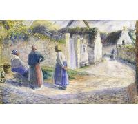 IPLUPJDY Lienzo Poster Clásicas Poster Cuadro Sobre Lienzo los Mathurin de Camille Jacob Pissarro para Decoración de Paredes 60x90cm